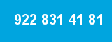 922 831 41 81